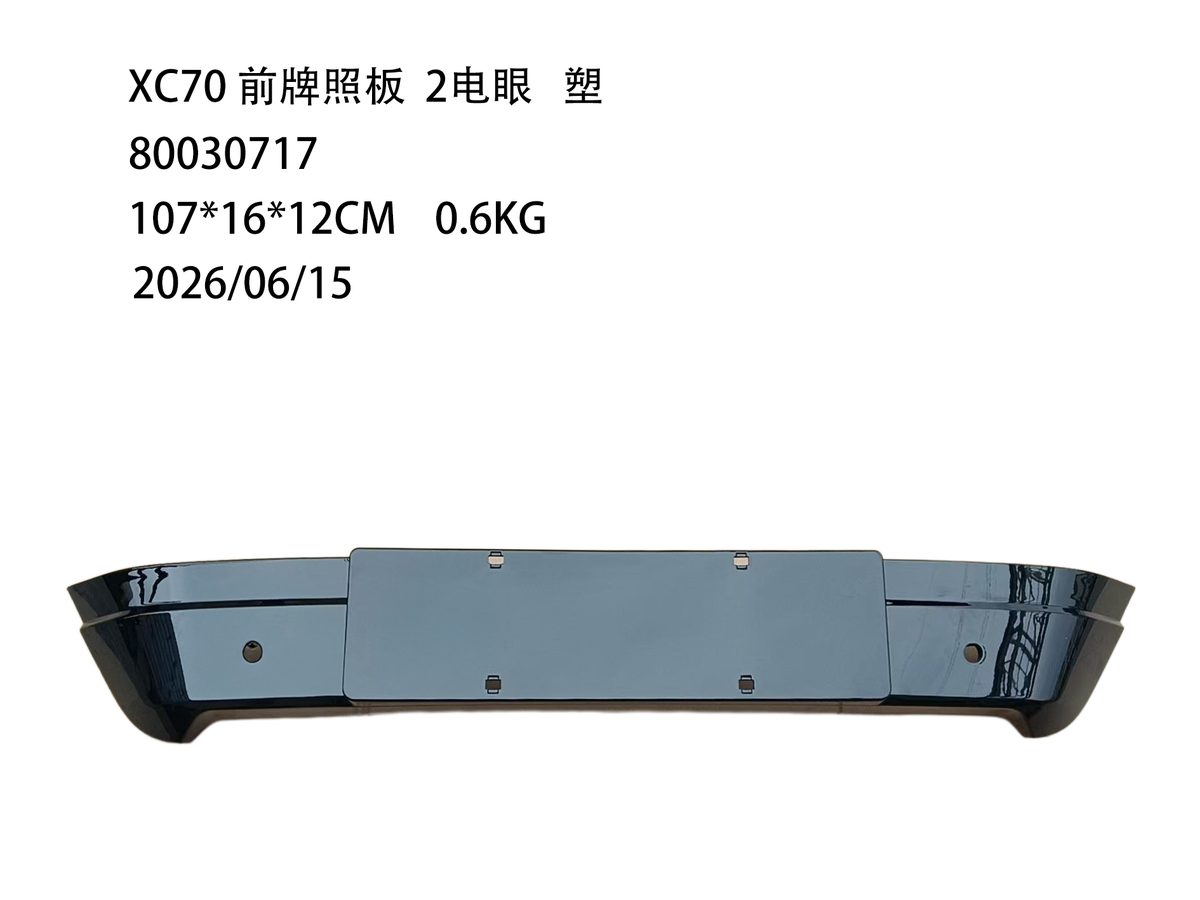 Front License Plate Bracket (OE 80030717) — VOLVO replacement part